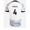 Liverpool Virgil van Dijk #4 Bortedrakt 2022-23 Kortermet